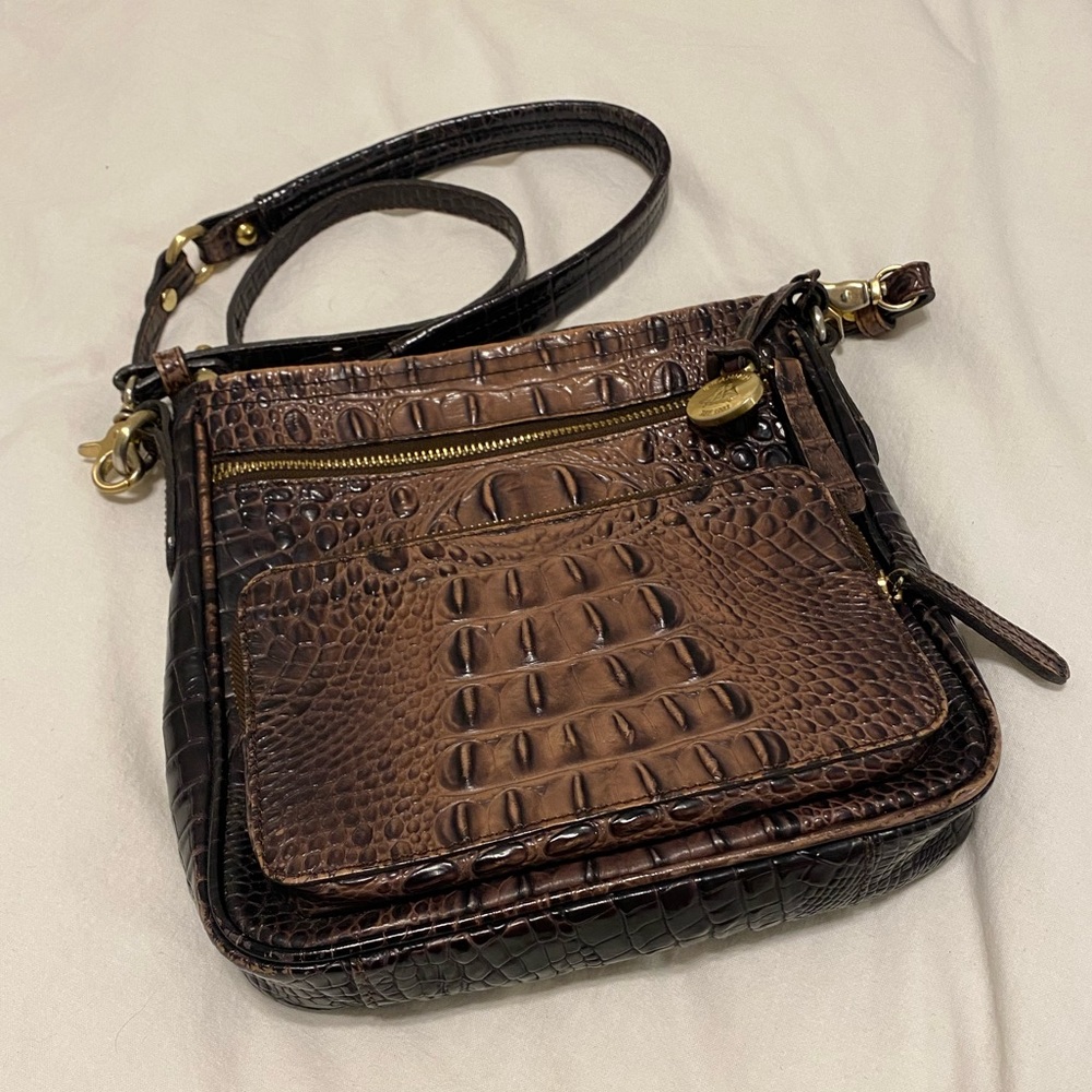 Brahmin Cleo Crossbody Bag Brown/Black